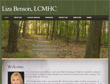 Tablet Screenshot of lizabenson.com